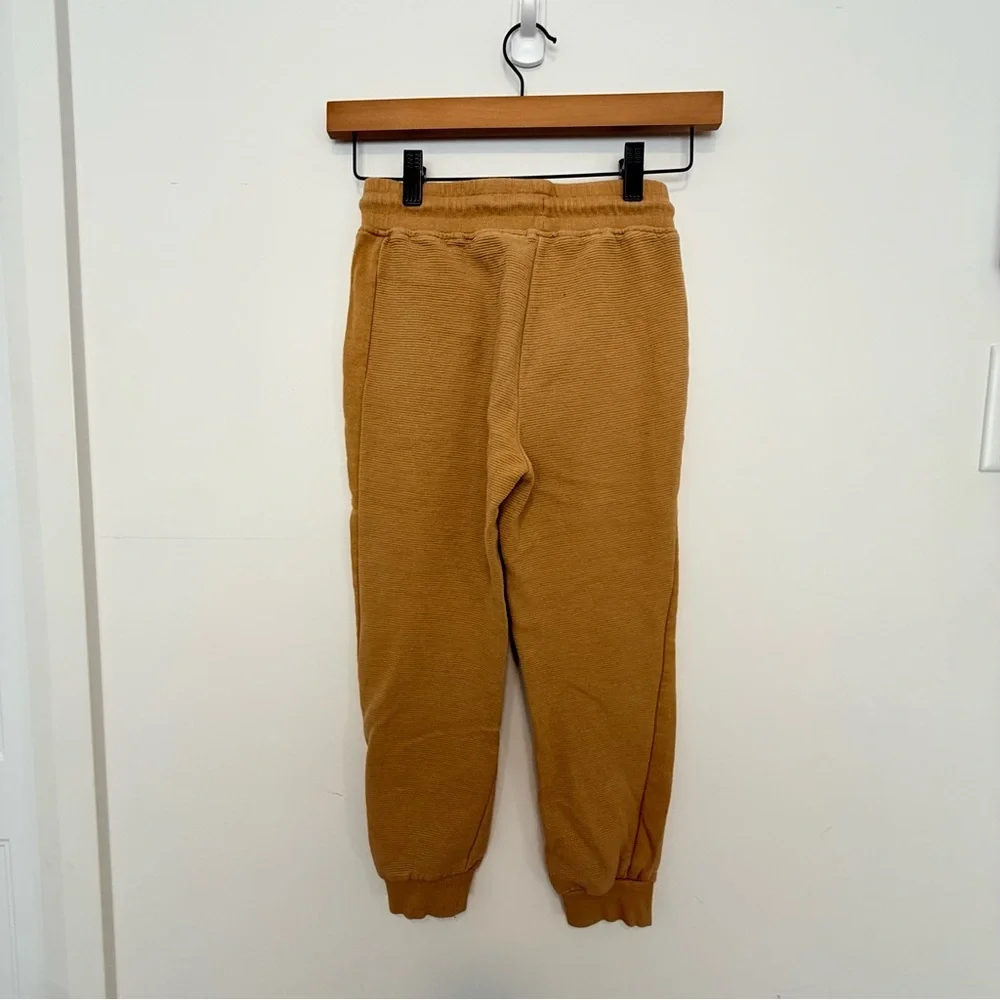 Kids Tan Jogger Pants - Picture 2 of 4